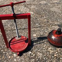 Torchietto artigianale + segnalatore per lavori