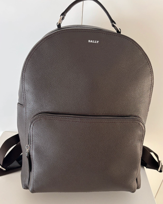 Bally Zaino Capitol in pelle martellata marrone nu