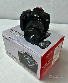 Canon EOS 2000D + 18-55mm - garanzia + assicuraz