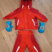 Tuta neve bambini 18 mesi con guanti 