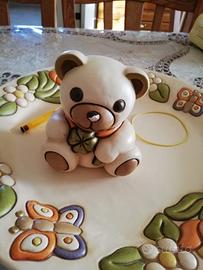 Teddy Raul con quadrifoglio portafortuna