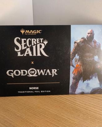 Magic the Gathering Secret Lair X God of War Foil