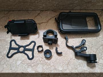 2 porta telefono smartphone quicklox cellularline