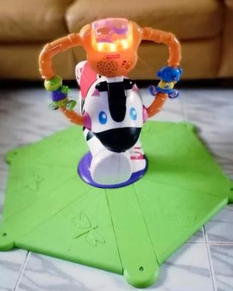 zebra Fisher price salta e suona