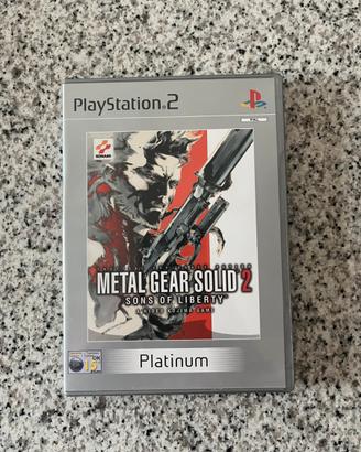 Metal Gear solid 2 Platinum Ps2 completo italiano