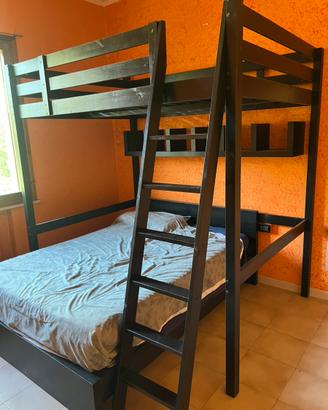 Letto soppalco IKEA STORA con materasso