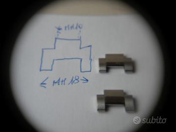 Tissot 2 maglie vintage acciaio orologio uomo