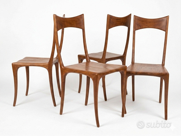 set di 4 sedie modello "Chumbera" Ceccotti Collezi