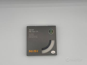 Filtro NiSi Pro Nano CPL 72mm Polarizzatore circ.