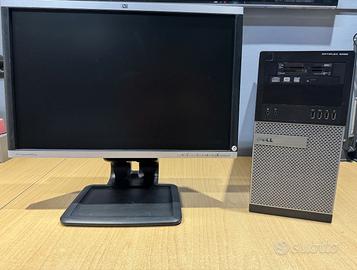 Postazione completa con pc i5 e monitor 22"