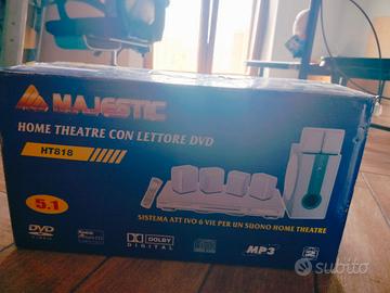 Majestic  casse e lettore dvd.MAI USATO