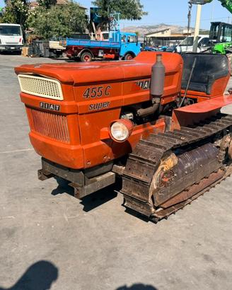FIAT 455C SUPER USATO - TRATTORE CINGOLATO ANNO 19