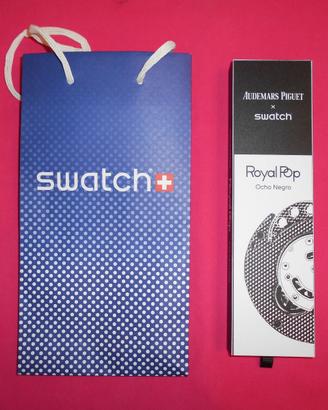 AP X SWATCH OCHO NEGRO ORIGINALE