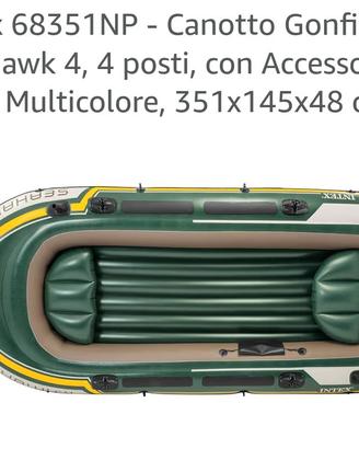 Canotto Gonfiabile Intex Seahawk 4 (4 posti) – Com