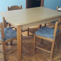 Tavolo allungabile 163x80 H80