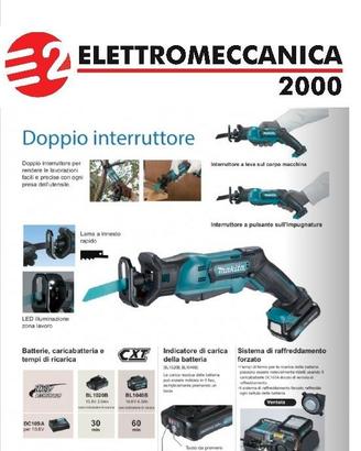 SEGHETTO MAKITA A BATTERIA