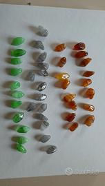 Perle colorate in vetro di Murano