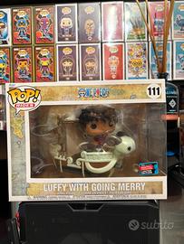 Funko pop Luffy with going merry 111 bendier rotta