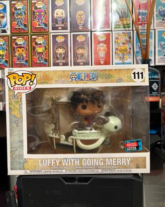 Funko pop Luffy with going merry 111 bendier rotta