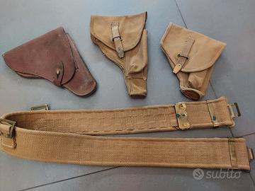 lotto 3 fondine Beretta + cinturone