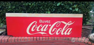 Insegna metallica vintage COCA COLA anni 60