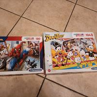 puzzle Spiderman e Ducktales