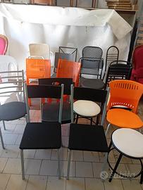 stok  di 20 sedie vari modelli 