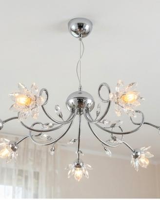 Set lampadario + coppia abat-jour 