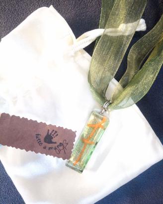 Collana artigianale - ciondolo in Vetro di Murano