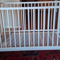 Lettino spondine con materasso