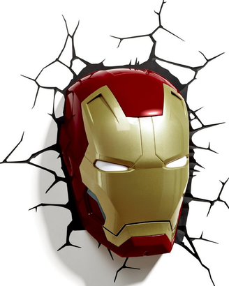 Marvel - Luce a Muro a Forma di Maschera di Iron M