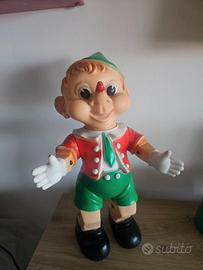 PINOCCHIO GRANDE LEDRA PLASTIC VINTAGE DISNEY 1960