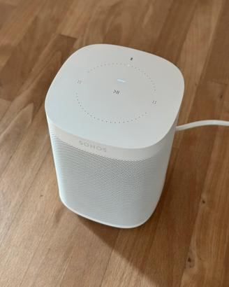 Sonos One gen 1 bianca completa di tutto