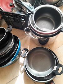 Padelle e pentole varie