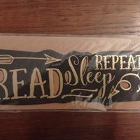 segnalibro read sleep repeat