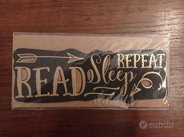 segnalibro read sleep repeat