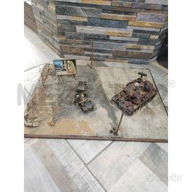 MODELLINO DIORAMA CARRO ARMATO COME TO PARADISE