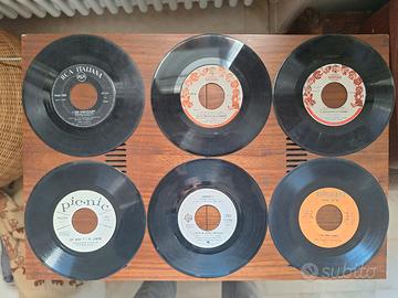 6x 45 GIRI VINTAGE: FIABE, ZECCHINO, GATTI MIRACOL