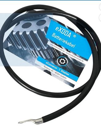 Exoda cavo batteria 70mm² 100cm M10 nero