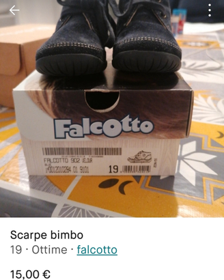 Scarpe bimbo vari modelli e numeri