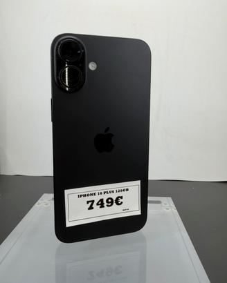 IPHONE 16 PLUS 128GB BLACK PROMO BOMBA
