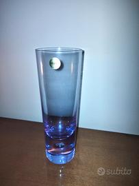 bicchieri viola in cristallo