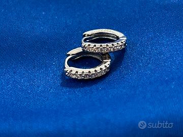 Orecchini argento 925 con zirconi