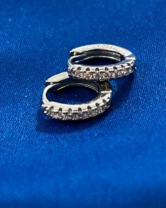 Orecchini argento 925 con zirconi