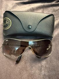 Mascherina Ray-Ban Vintage argentata