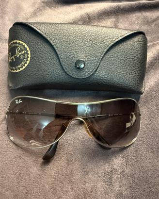 Mascherina Ray-Ban Vintage argentata
