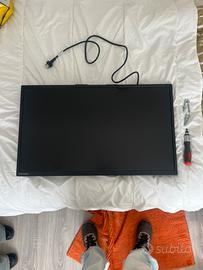 Monitor 32” 2.5K Lenovo + Supporto a Muro