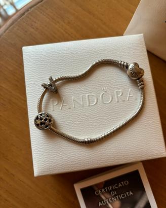 Bracciale Pandora donna con 2 charm