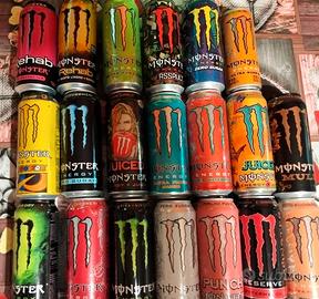 Collezione lattine Monster