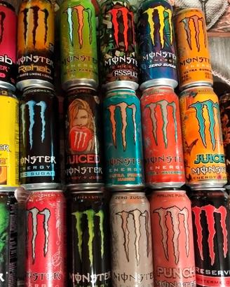 Collezione lattine Monster